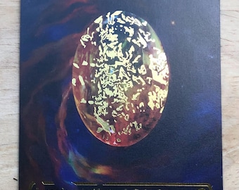 Mtg - The Soul Stone -(Etched 100% Guaranteed) - Cosmic Foil - Card #242 - Commander - Stanard - Pioneer- Video Included (0_0)