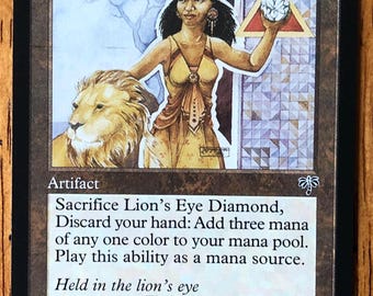Mtg - Lion’s Eye Diamond - Mirage - Legacy - Vintage - Edh  - WATCH ITEM VIDEO!!!