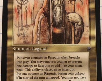 Mtg - Rasputin Dreamweaver - Legends - Reserved - Vintage - Legacy - Commander - Edh - Andi Rusu - WATCH ITEM VIDEO! O_O