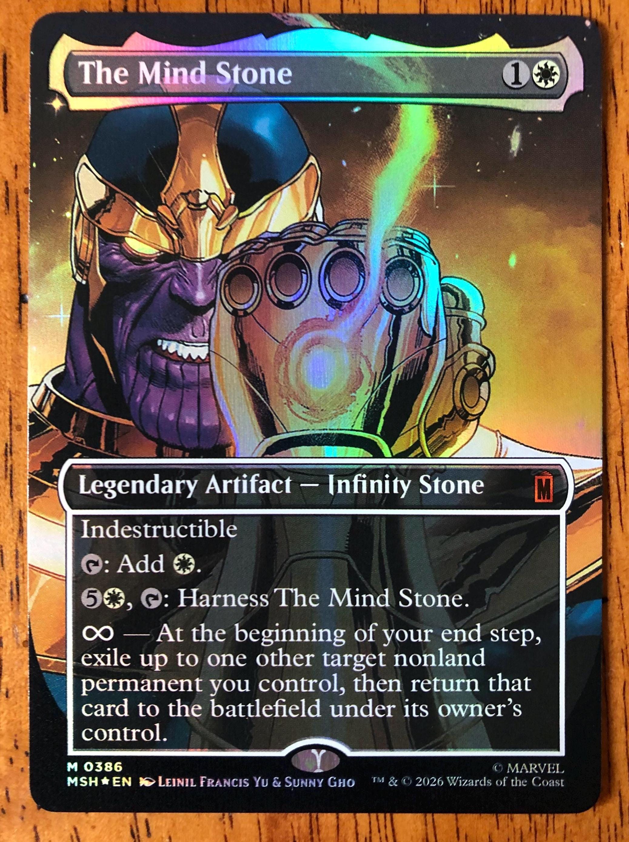 Mtg - the Mind Stone - Foil - MSH - Card #0386 - Legendary