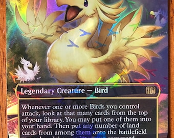 Mtg - Snapcaster Mage - Chocobo Tracks - Textured Foil - Commander - Video Included (0w0)
