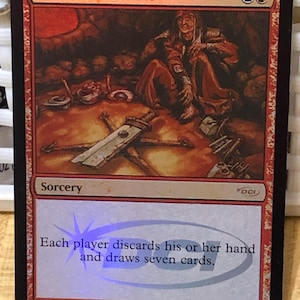 Mtg - Wheel of Fortune - Judge Foil - Legacy - Vintage - Revised