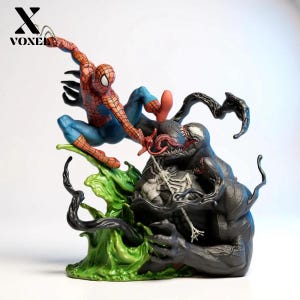Spiderman vs venom statue - Etsy 日本