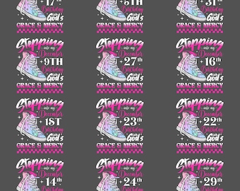 Stepping Into My December Birthday PNG – Funny Christmas Holiday Humor Clipart, Festive Sublimation Digital Download