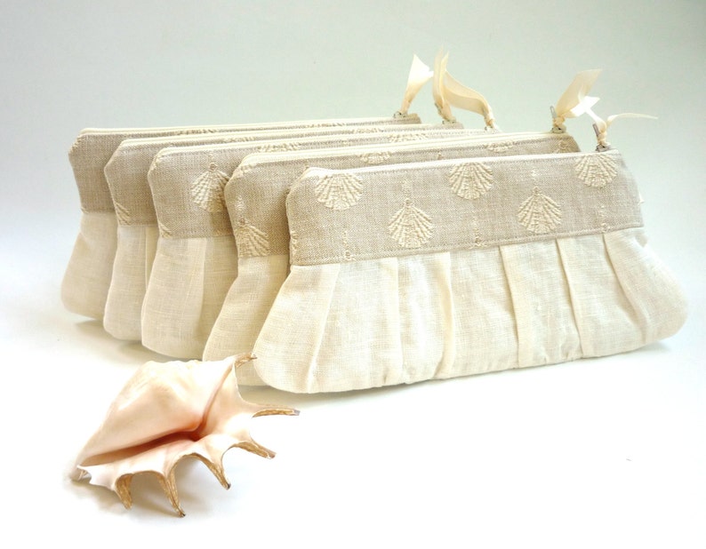 Beach Wedding Clutch Linen Wedding Clutch Bridal Clutch Etsy Australia