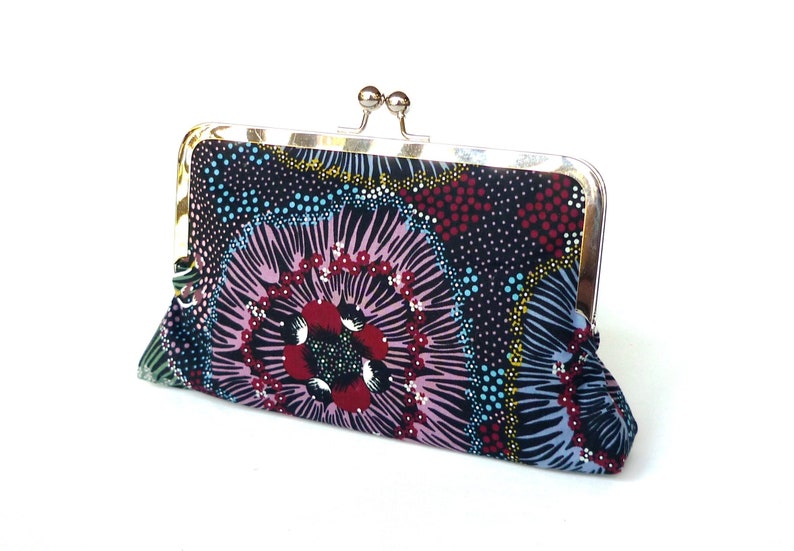 Pochette en tissu autochtones, grand sac à main, design autochtone authentique, bourse australienne, peinture en points, sac à main art, cadeau pour Pochette en tissu autochtones, grand sac à main, design autochtone authentique, bourse australienne, peinture en points, sac à main art, cadeau pour