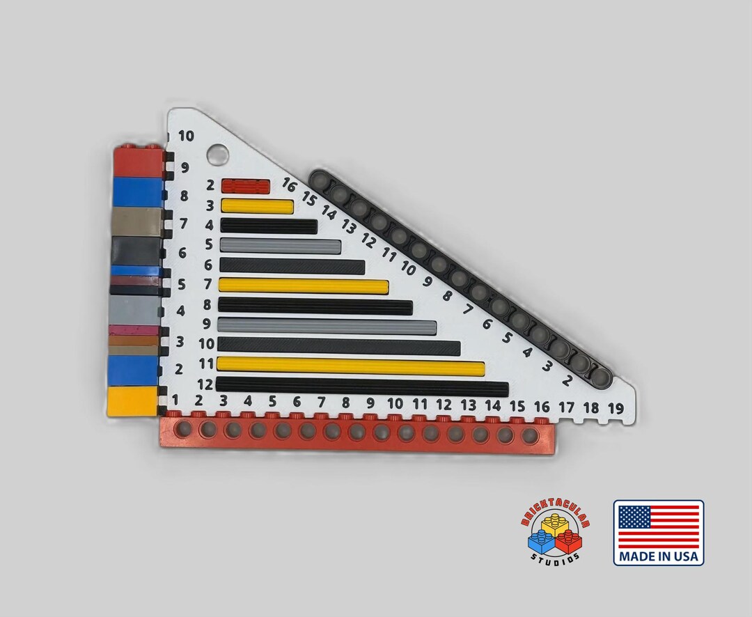 Brick Ruler – Stud, Plate and Brick Measurement Tool for Custom Builds ...