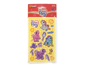 Vintage My Little Pony Stickers NEW Unopened from Sandylion, 2 Sticker Sheets from 2003