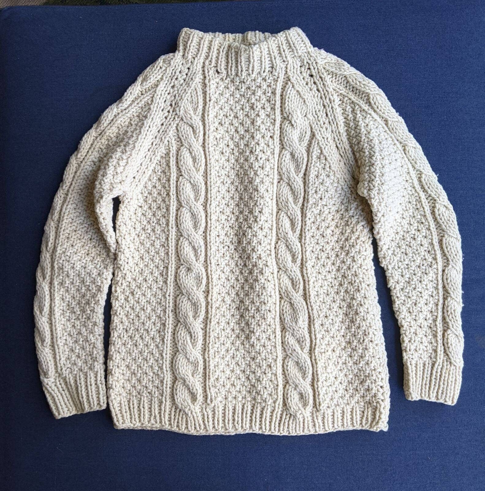 Vintage Children's Handknit Wool 