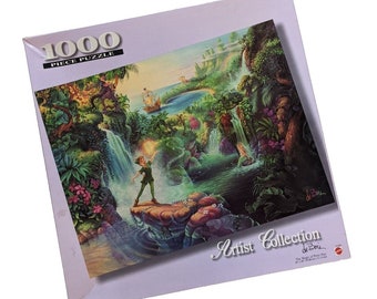 Vintage Disney Jigsaw Puzzle Du Bois Artist Collection Peter Pan 1000 Piece RARE