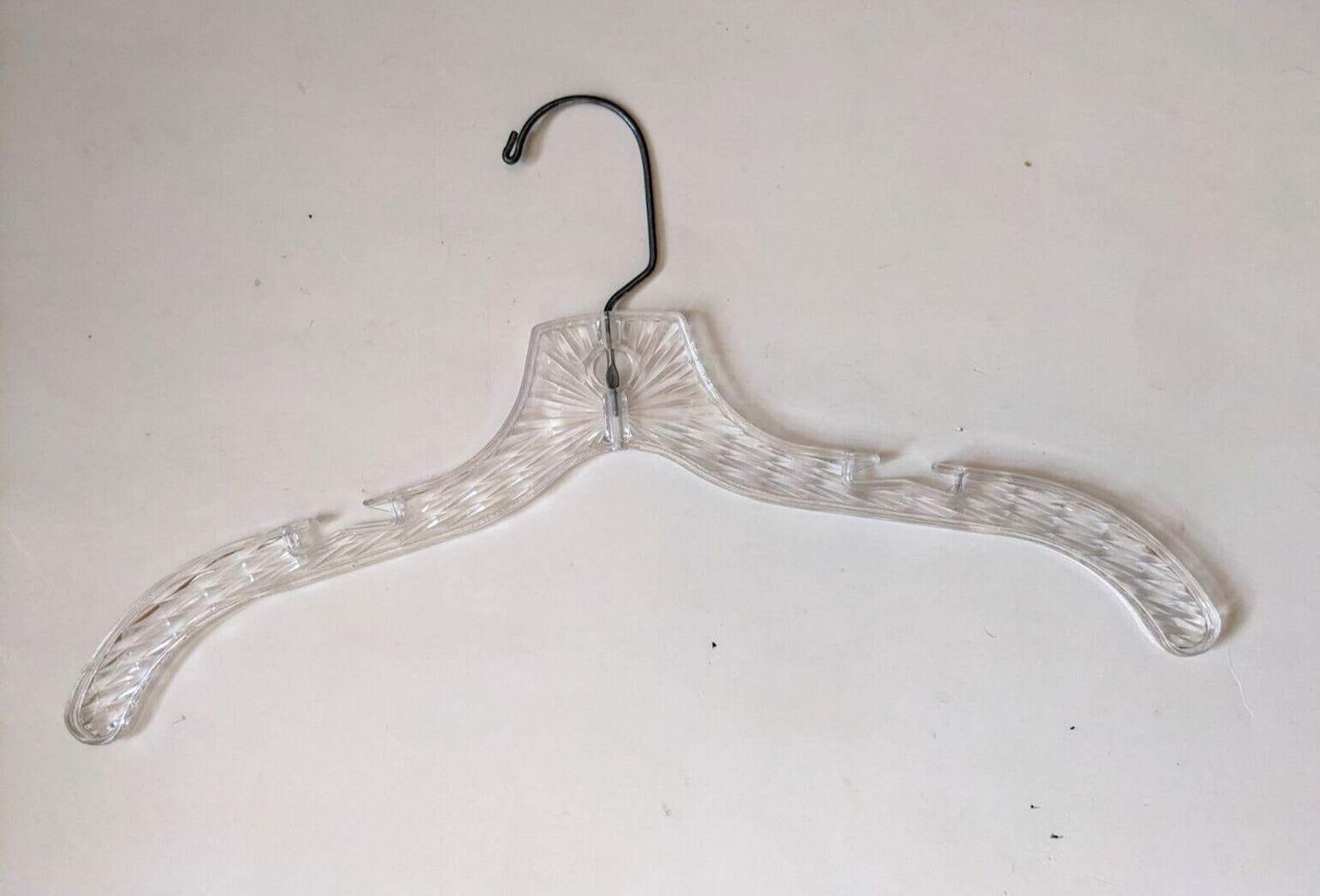 Cloths Rack Mcm Vintage MCM Clear Plastic Ice Crystal Star Burst Prism Clothes Hangers ...