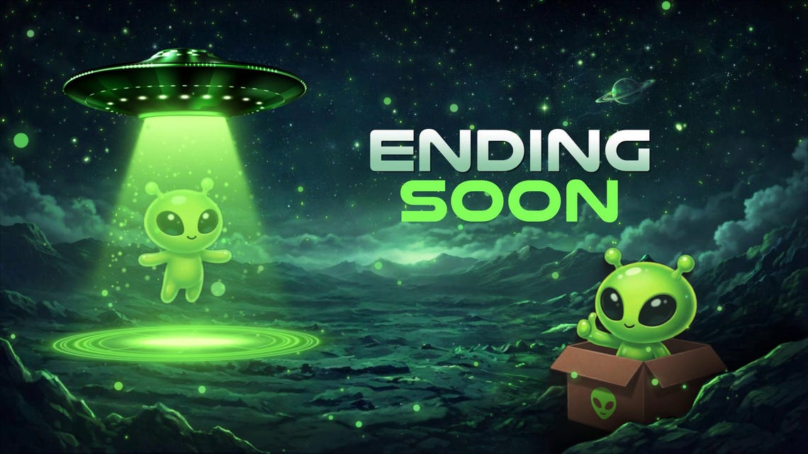 Alien Twitch Overlay, Animated Alien Stream Overlay, Ufo, Alien, Space ...
