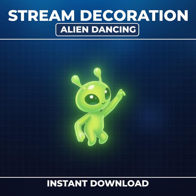Cute Alien Twitch Pack - Etsy UK