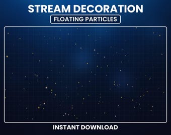 Animated Dust Stream Overlay, Floating Bokeh Particles, Floating Calming Particles, Glitter Dust, Floating