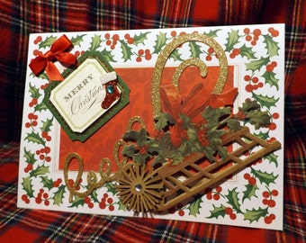 Merry Christmas Sled - Etsy