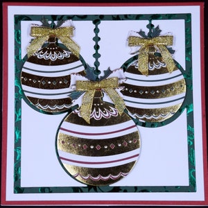 Festive Baubles Set of 4