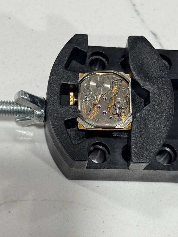 Vintage Bulova Rectangular Watch Project Swiss Me… - image 8