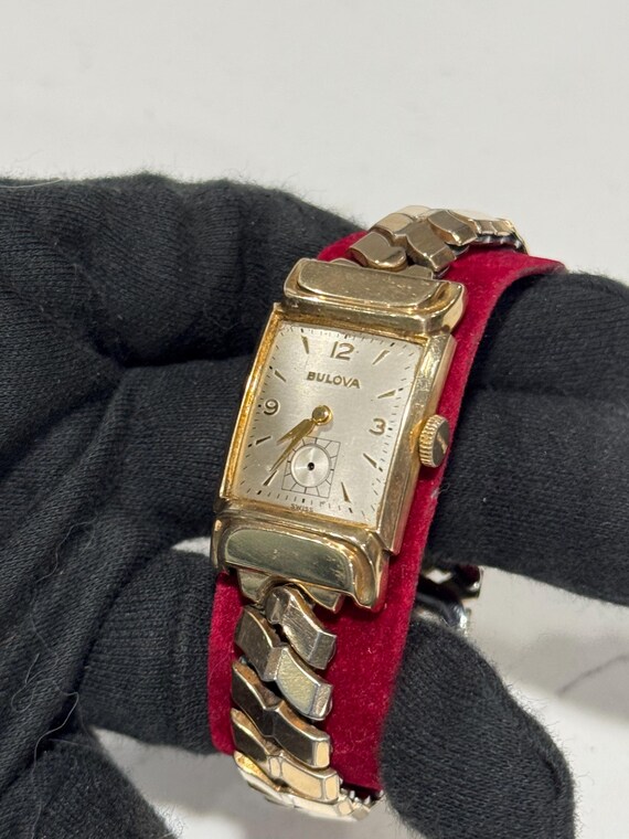 Vintage Bulova Rectangular Watch Project Swiss Me… - image 3