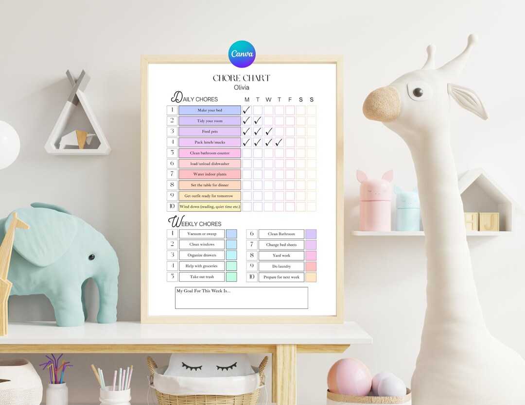 Stunning Chore Charts And Calendars Gallery