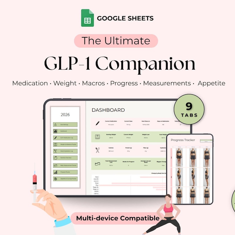 Glp 1 Paper Tracker - Etsy UK