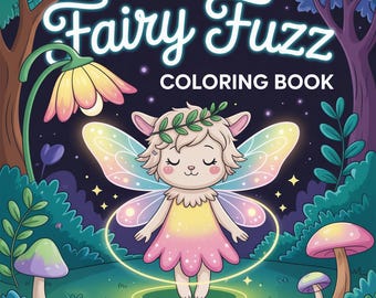 Libro para colorear de hadas: más de 70 ilustraciones de hadas con forma de animales (descarga digital)