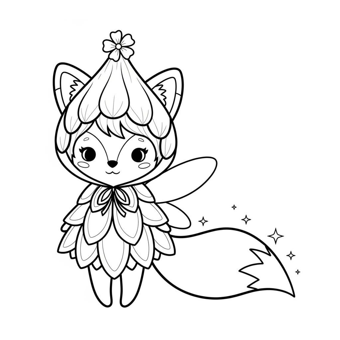 Fairy Fuzz: A Magic Coloring Book, 70+ Illustrations of Magical Animal ...