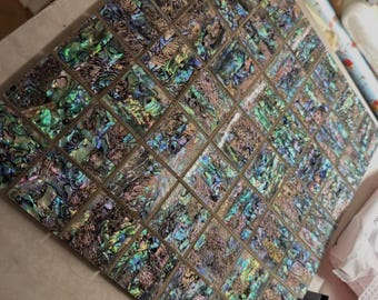 Abalone schelp mozaïektegel, glanzend parelmoer wanddecor voor badkamer keuken