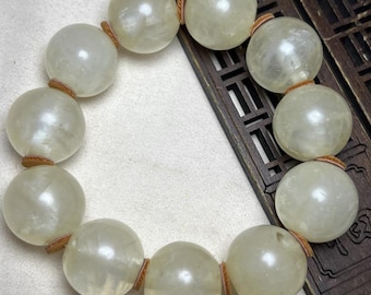 Vintage Himalaya-bergkristalkralenarmband, Nepal-Mala-stijl