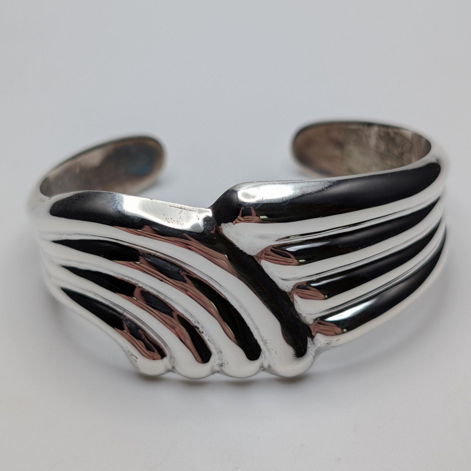 Mexico 925 Wave Cuff - Etsy