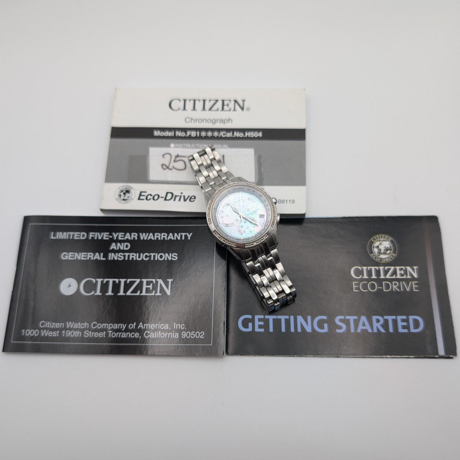 Citizens Eco Drive Diamond Watch - Etsy