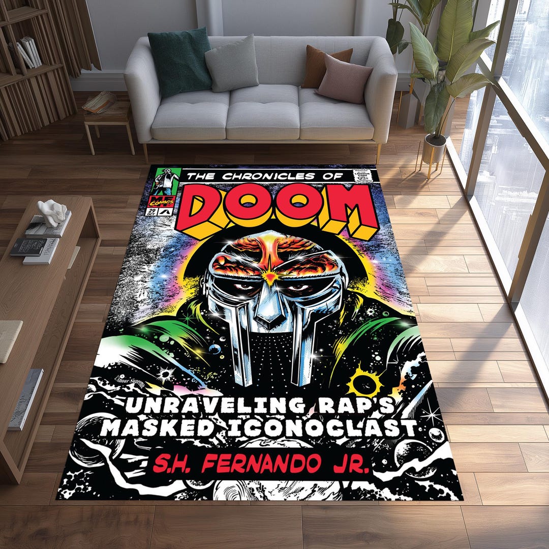 MF Doom Rug: Madvillainy Comic Art Decor - Etsy