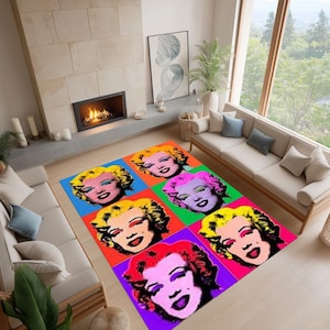 Marilyn Monroe Rug - Etsy