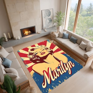 マリリンモンローのカーペット Marilyn Monroe Rug - Etsy