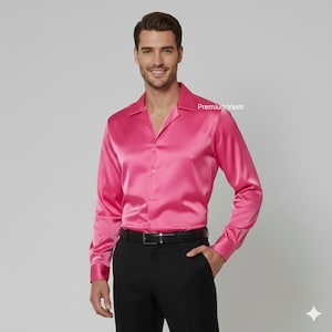 strapless open back dress Linen Dress Shirt 901 Fuchsia pink – Suslo Couture