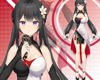 Premade Live2D Vtuber Model: Ready to Use, VTubeStudio Compatible