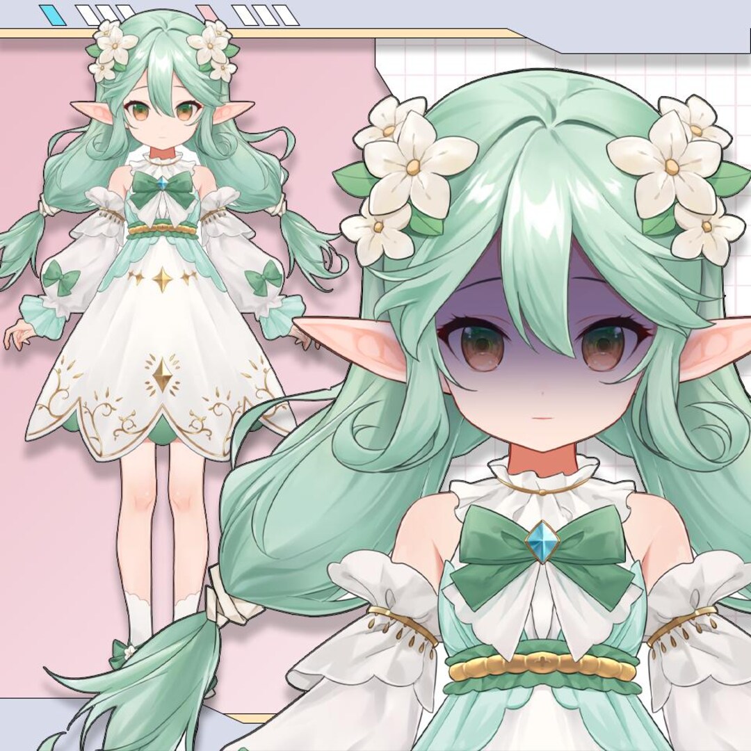 Premade Live2d Vtuber Model: Ready to Use, Vtubestudio Compatible - Etsy