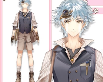 Premade Live2D Vtuber Model: Ready to Use, VTubeStudio Compatible