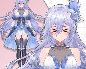 Premade Live2D Vtuber Model: Ready to Use, VTubeStudio Compatible
