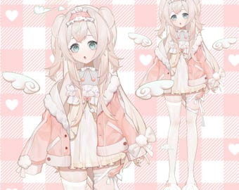 Premade Live2D Vtuber Model: Ready to Use, VTubeStudio Compatible