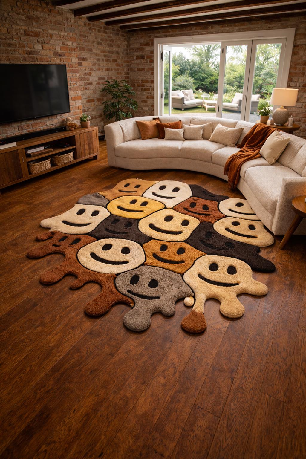 Tufting rug smile - Etsy 日本