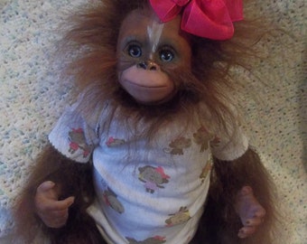Reborn Monkey Etsy