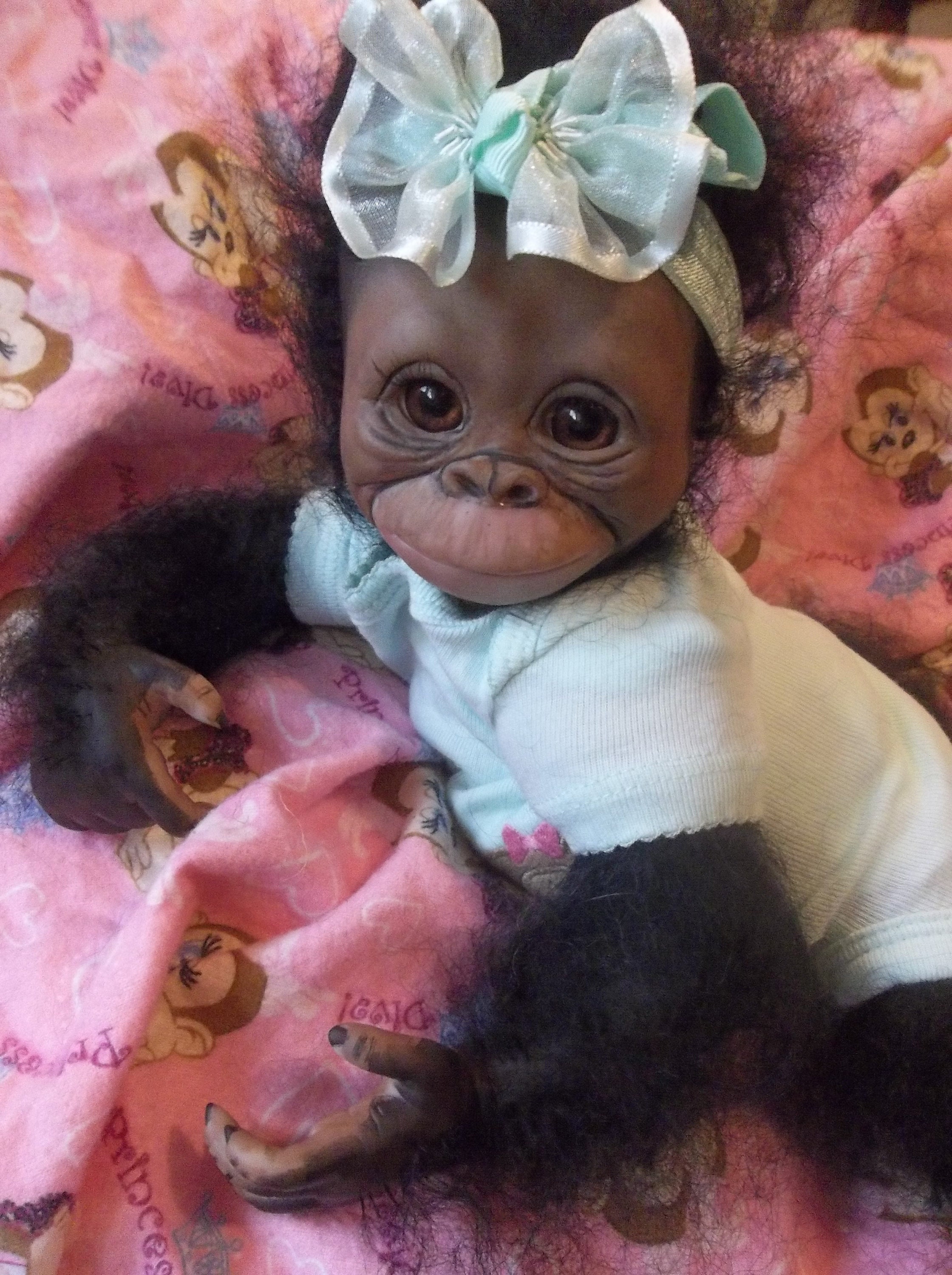 Reborn Monkey Etsy