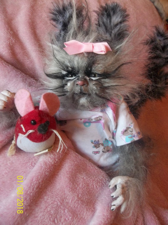 reborn cat doll