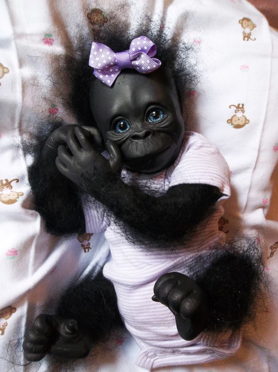 reborn gorilla doll