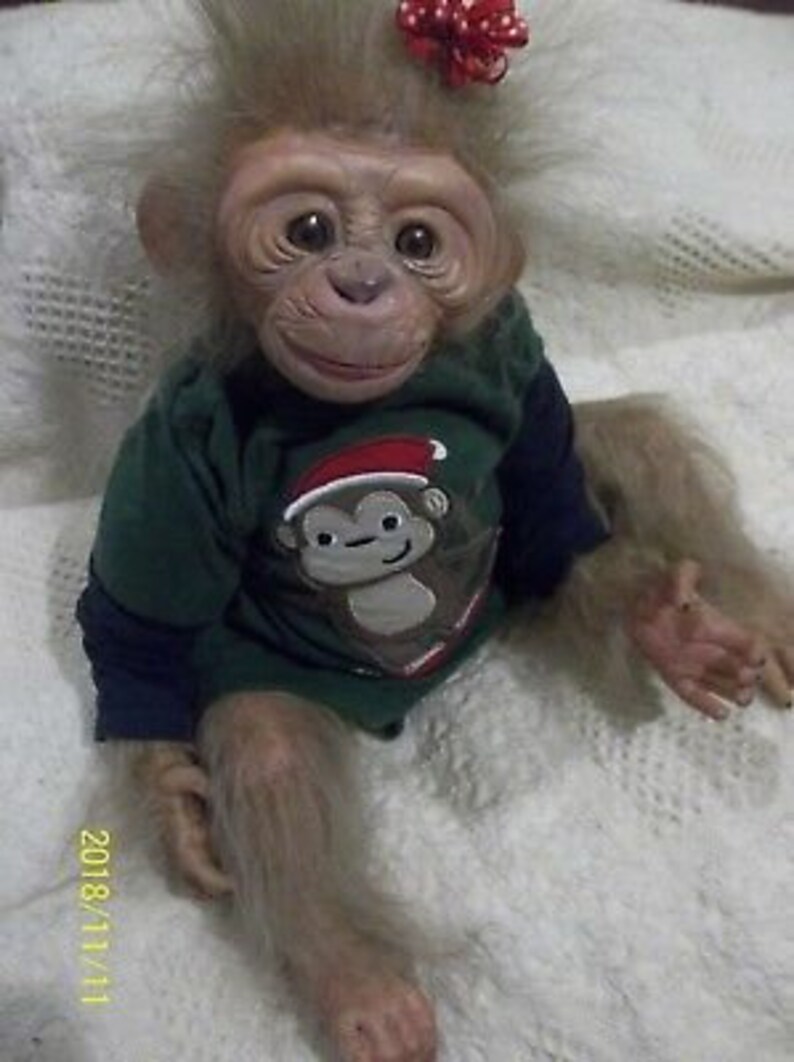 Mono De Peluche Colgante Peluche Bebé Chimpancé Relleno Súper