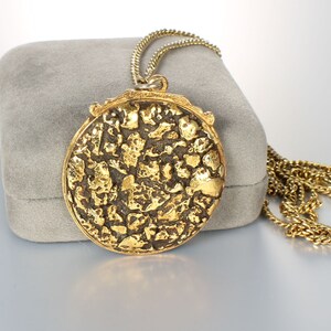 ALVA Museum Replicas Gold Brutalist Necklace