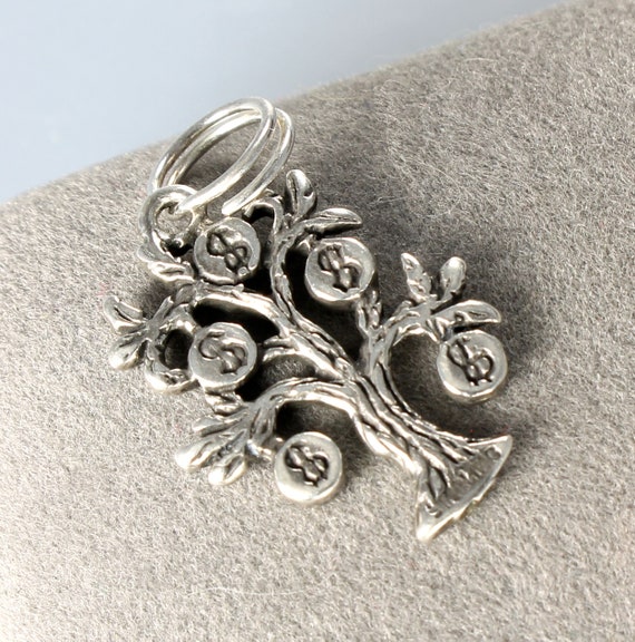 Money Tree Charm Sterling Silver Money Tree Charm Sterling Silver