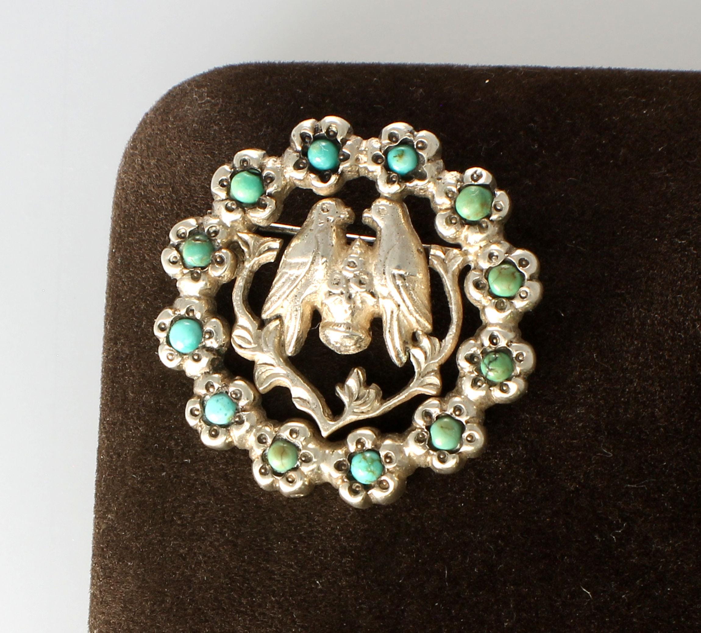 Vintage 1940s Turquoise Jewelry - Etsy