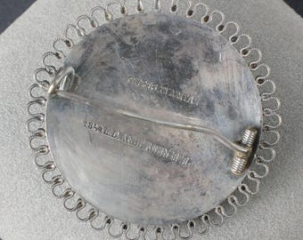 1878 Antique Norway David Andersen Christiania Silver Brooch