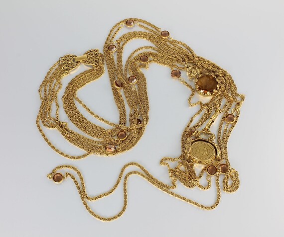 Goldette cameo necklace new arrivals